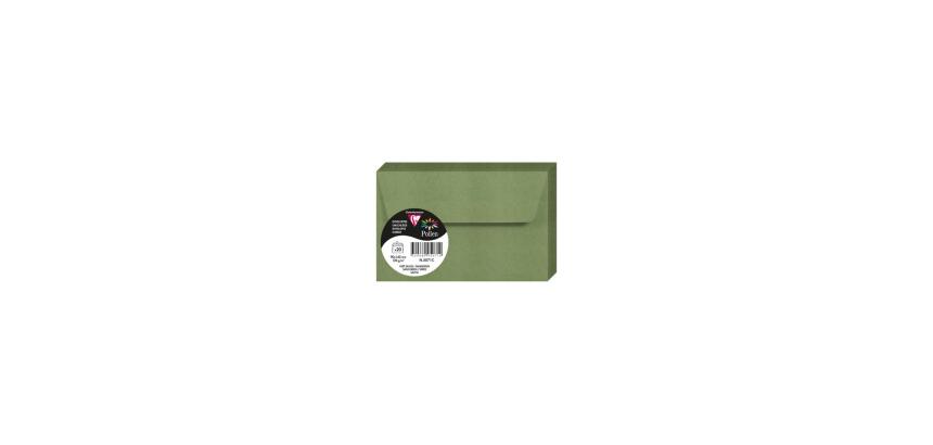 Paquet de 20 enveloppes Pollen 90x140 120g/m2 - Vert sauge