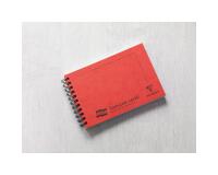 Revision Cards Europa carnet reliure intégrale 15,2x10,2cm 50 feuilles ligné papier 170 g - Rouge