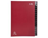 Clasificadores Ordonator ® lomo extensible pestañas impresas Clasifi cadores economicos - Tamaño: 25x33 cm para: A4