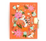 Journal intime, Chats et fleurs - Multicolore