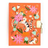 Journal intime, Chats et fleurs - Multicolore