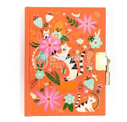 Journal intime, Chats et fleurs - Multicolore