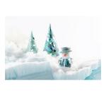 Bonhomme de neige 12cm - Kraft