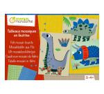 Boîte créative, Tableaux mosaïques en feutrine - Multicolore
