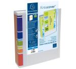 Classeur à levier Dos 70mm rembordé 2 pochettes extérieures - A4 - Blanc