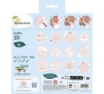 Graffy Pop Mandala 3D, Animaux marins - Bleu