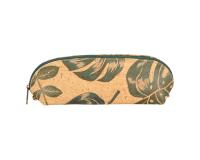 LIÈGE Petite trousse ovale certifiée VEGAN 16x5x6 cm palmier