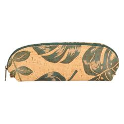 LIÈGE Petite trousse ovale certifiée VEGAN 16x5x6 cm palmier