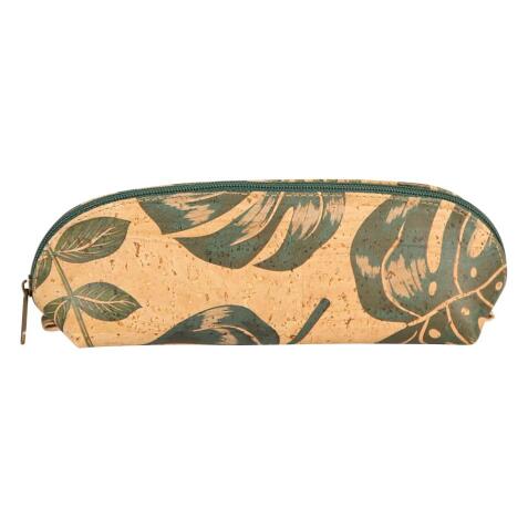 LIÈGE Petite trousse ovale certifiée VEGAN 16x5x6 cm palmier