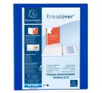 Classeur PP personnalisable Kreacover - 4 anneaux en D 25mm - A4 maxi