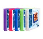 Classeur 4 anneaux plastifié Exacompta Kreacover®personnalisable A4 maxi - Dos 4 cm couleurs assorties