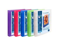 Classeur 4 anneaux 30mm polypropylène chromaline 7/10e Krea Cover - A4 maxi - Couleurs assorties