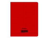 Cahier d'écriture piqué 8000 POLYPRO 17x22 cm 32 pages DL 3mm IV 90 g - Rouge