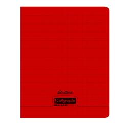 Cahier d'écriture piqué 8000 POLYPRO 17x22 cm 32 pages DL 3mm IV 90 g - Rouge