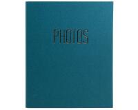 Album photo classeur 60 pages noires OfficeByMe - Bleu canard