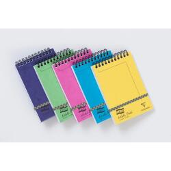 Midi Pad Europa bloc reliure intégrale en-tête 10,2x15,2cm 200 pages ligné Couleur aléatoire - Assortiment C