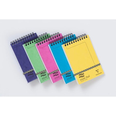 Midi Pad Europa bloc reliure intégrale en-tête 10,2x15,2cm 200 pages ligné Couleur aléatoire