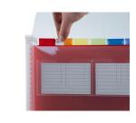 Trieur valisette vertical 6 compartiments Crystal - A4 - Cristal