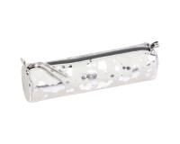 COSMICUIR LISSE Trousse ronde Ø5,5x22cm - Argent