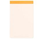 Rhodiarama Webnotepad rembordé rigide A5 192 pages ligné microperforé papier ivoire 90g fermeture élastique - Saphir