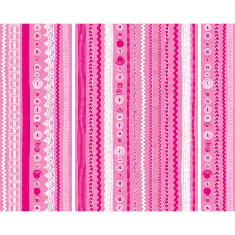 * Pochette 3 Feuilles Identiques Ref 593 - Rose