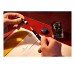 Encre 1670 à paillettes dorées 50ml - Vert emeraude