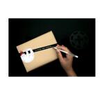 Bolduc bobine écriture ardoise 100mx15mm - Noir