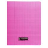 Cahier piqué 8000 POLYPRO 17x22 cm 96 pages grands carreaux 90 g