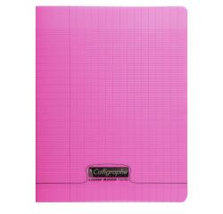 Cahier piqué 8000 POLYPRO 17x22 cm 96 pages grands carreaux 90 g
