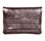 CÉLESTE CUIR Pochette à rabat 26x18 cm Lazer Alba