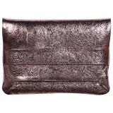 CÉLESTE CUIR Pochette à rabat 26x18 cm Lazer Alba