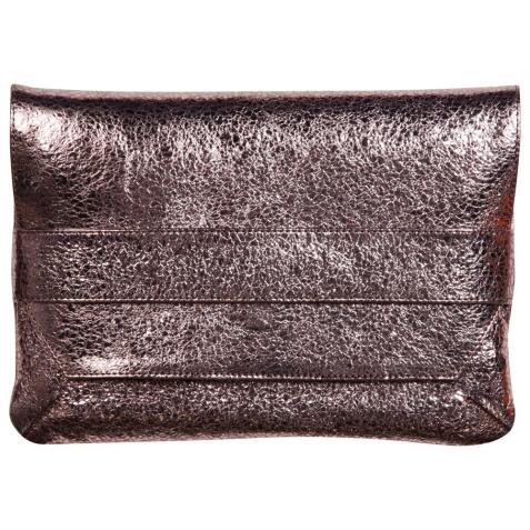 CÉLESTE CUIR Pochette à rabat 26x18 cm Lazer Alba