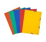 Chemise à élastique sans rabat carte lustrée 350gm2 - A4 - Couleurs assorties