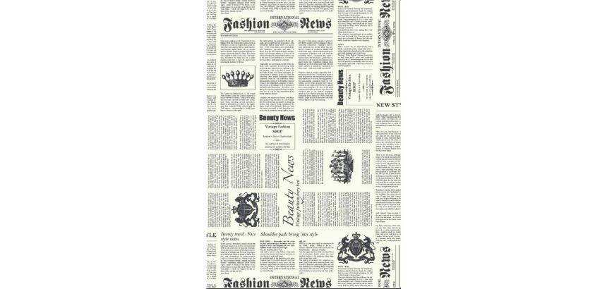770 - Pochette 20 feuilles Décopatch - Blanc/noir