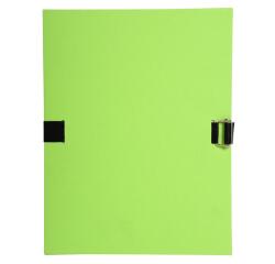 Carpetas con lomo extensible papel reciclado color Forever® Cierre mediante cinta y gancho corredor con muescas - Tamaño: 24x32 cm - A4