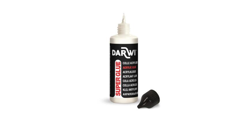 DARWI Flacon de 80 ml de Colle Acrylique Super Forte