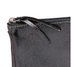 CUIRISÉ Grande Pochette 2 compartiments 22x11 cm - Graphite