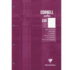 Clairefontaine Cornell Refill Punched Pad A4 5/5 100 Sheets - Plum