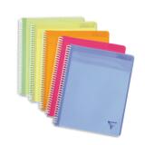 Meeting Book Linicolor FRESH cahier reliure intégrale A4+ 160 pages détachables couverture plastique polypropyène rainuré Couleur aléatoire - Assortis