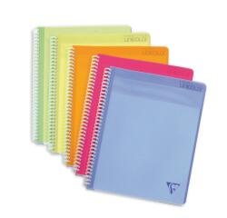 Meeting Book Linicolor FRESH cahier reliure intégrale A4+ 160 pages détachables couverture plastique polypropyène rainuré Couleur aléatoire - Assortis