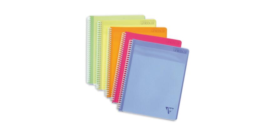 Meeting Book Linicolor FRESH cahier reliure intégrale A4+ 160 pages détachables couverture plastique polypropyène rainuré Couleur aléatoire - Assortis