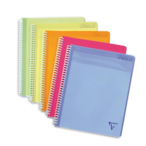 Meeting Book Linicolor FRESH cahier reliure intégrale A4+ 160 pages détachables couverture plastique polypropyène rainuré Couleur aléatoire - Assortis