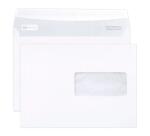 Enveloppe Clairefontaine 80 g/m² blanche avec bande de protection - Boîte de 500