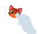 Mémory, Chats et expressions - Multicolore