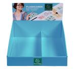 Prés. Comp. avec 38 paquets de 50 flashcards sous film + anneau - bristol ligné perforé - A6 et A7 - Couleurs assorties