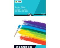 PAPIER BLANC, Bloc de 30 feuilles 160g/m2 au format 21x29,7cm - Blanc