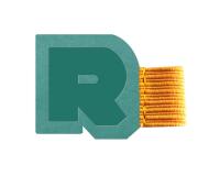 Rhodiarama porte-stylo autoadhésif 4x3 cm pour blocs carnets et agendas - Eau