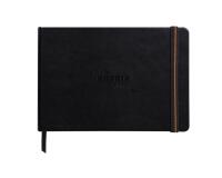 Rhodia Touch Mixed Media Book, papier Paint'On extra-blanc 250g - A5 paysage, 40 pages - Noir