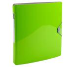 Carpeta con anillas de polipropileno rígida, 4 Anillas: 30 mm en formato redondo, Lomo: 5 cm, Iderama