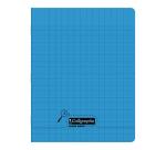 Cahier piqué 8000 POLYPRO Déficients visuels 17x22 cm 48 pages grands carreaux 2,5mm agrandi 10/10 90 g - Assortis